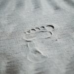 gray textile with love text